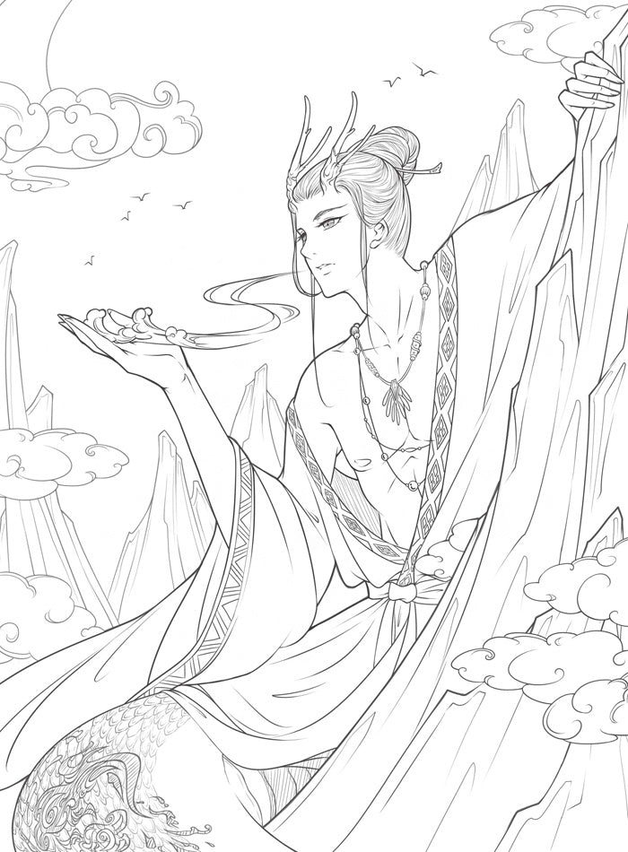 Ethereal Stress Relief Coloring Book