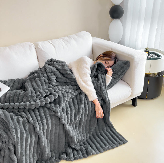 Sensory Heaven Cozy Double-sided Faux Fur Blanket