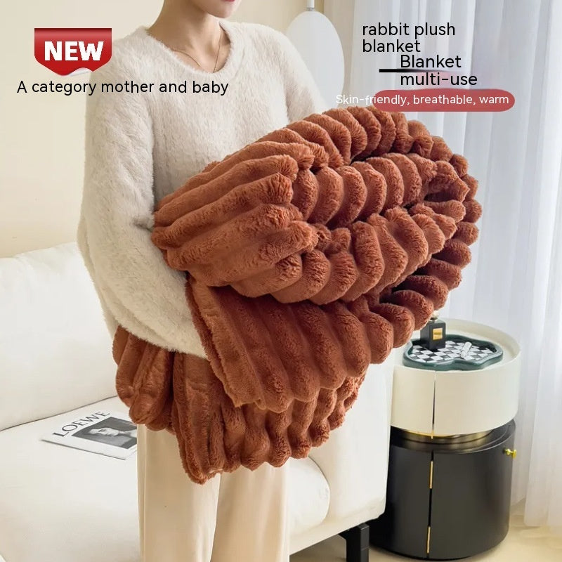 Sensory Heaven Cozy Double-sided Faux Fur Blanket