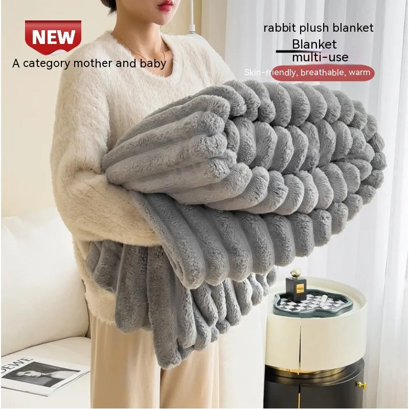 Sensory Heaven Cozy Double-sided Faux Fur Blanket