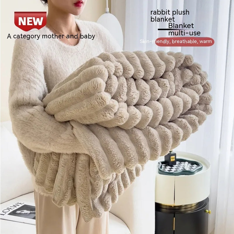 Sensory Heaven Cozy Double-sided Faux Fur Blanket