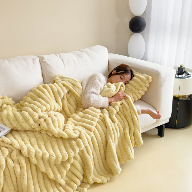 Sensory Heaven Cozy Double-sided Faux Fur Blanket